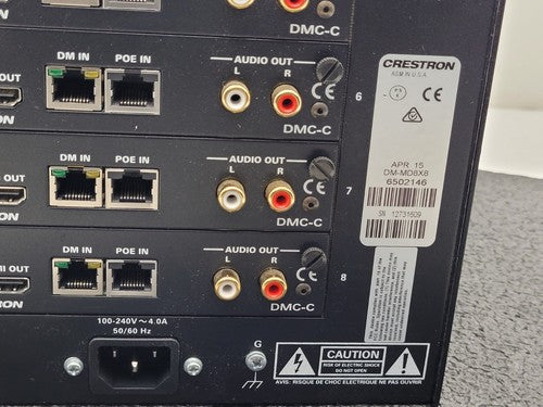 Crestron DM-MD8X8 High Definition Digital Media Distribution Unit DMC-4K-CO-HD