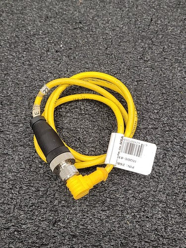 LOT Banner MQDC-415 RA M12 Connector Cable Cordset 26848 Euro Style Quick Barrel