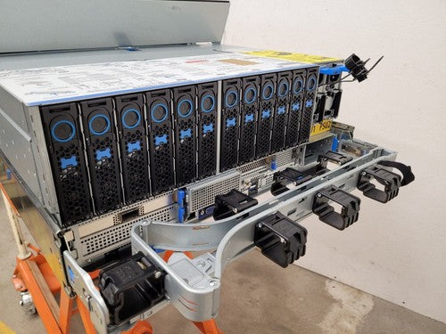 Quanta D51PL-4U 102 Disk HDD JBOD 240VAC Caddies, Rails, Cable Manager, Tested