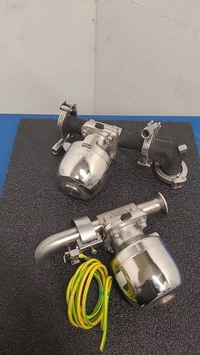 GEMU 650 Pneumatic Diaphragm Valve DN20 PN16 EPDM Stainless Steel Lot of 2x