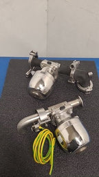 GEMU 650 Pneumatic Diaphragm Valve DN20 PN16 EPDM Stainless Steel Lot of 2x