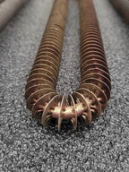 3x Industrial Tubular Finned U Type Air Heating Elements Ceramic Insulators 15"