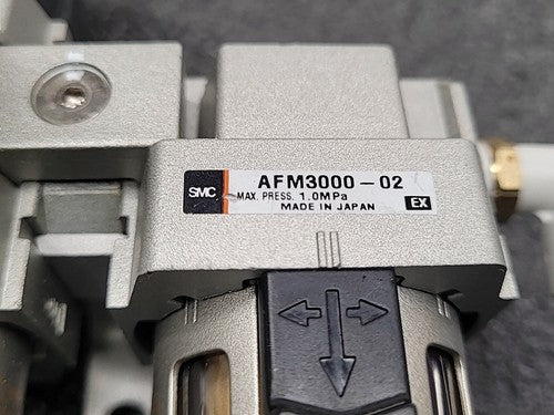 SMC NAFM3000-N02 Pneumatic FRL Filter Regulator Lubricator Assembly AW3000 AFM