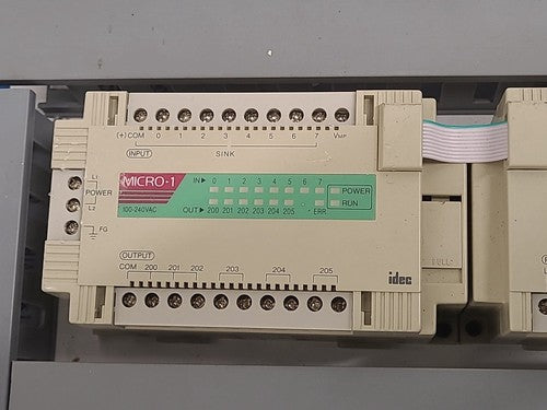 IDEC Micro-1 PLC Control Panel Lot Sola Power Supplies Crydom Relays DIN