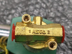 ASCO Red Hat II Solenoid Valve 8262H208 24VDC Brass NC Shutoff 1/4" NPT 6WTW2