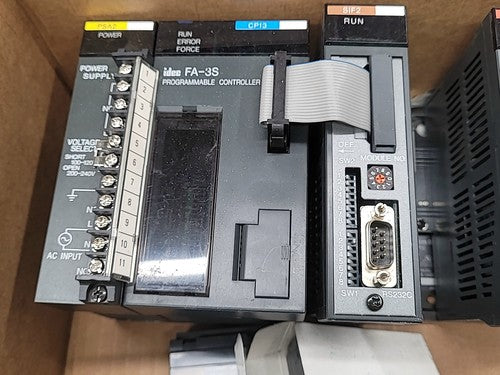 LOT IDEC FA-3S Programmable Controller PLC Lot CPU PSA1 AD122 CP11 R16I Modules