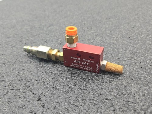 AIR-VAC AVR093H Vacuum Transducer Pump .37-.87SCFM w/ Muffler & Fittings