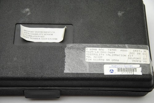 Belfrt Insotruments Co. 32339, ASOS Visibility Sensor Calibration Kit