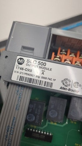 Allen Bradley SLC 500 PLC System Lot (2) 1746-A10 Chassis Racks & Modules