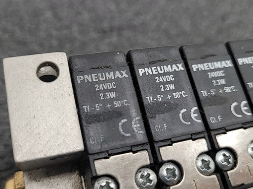 Pneumax 16x Solenoid Valve Manifold Breakout Board D-Sub Cable 24VDC Industrial