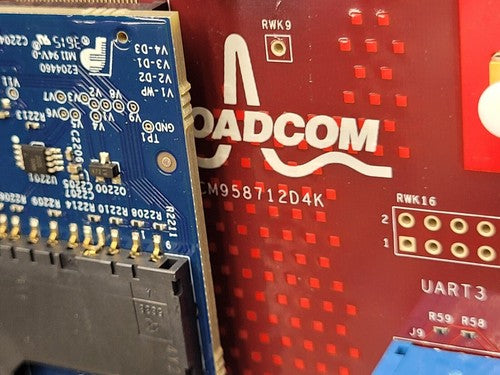Broadcom BCM958712D4K Development Dev Board Kit 100-128837-0010 Rev 05