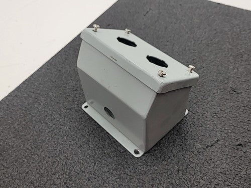 Hoffman E-E-2PBA Pushbutton Enclosure 2 Hole Steel NEMA Type 12 13 Gray Box