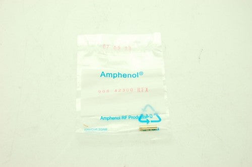 Amphenol 908-42300-RFX Connector RF Coaxial MMCX STR Jack  Crimp/Solder Lot of 5