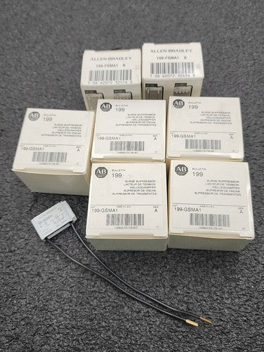 Lot  Allen Bradley Bulletin 199 Surge Suppressor Lot 199-FSMA1 B and 199-GSMA1 A