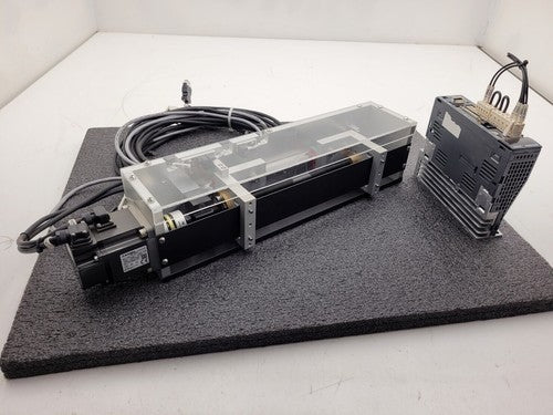 Mitsubishi 200W Servo Adjustable Width Control System HF-KP23 + MR-J3-20A Unit B