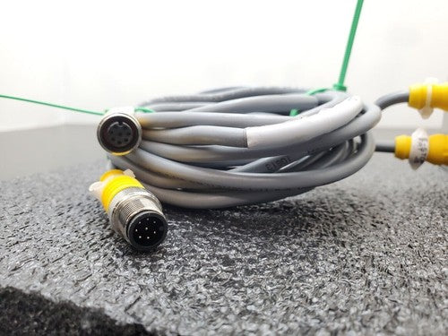 Stainless Steel SS Emergency Machine Off Start Button Turck Euro Fast 8 Pin EMO