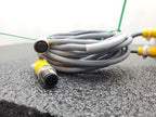 Stainless Steel SS Emergency Machine Off Start Button Turck Euro Fast 8 Pin EMO