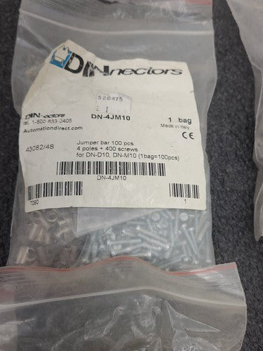 DINnectors DN-4JM10 Jumper Bar Kit 4 Pole for DN-D10 DN-M10 Terminal Blocks