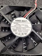 Lot of 10 NMB-MAT 3106KL-04W-B59 Brushless 12VDC Fan 0.30A w/grate, Working Pull