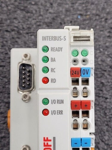 Beckhoff InterBus-S Koppler Coupler BK4000 24VDC DB9 Connectors