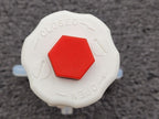 Entegris Fluoroware 201-97-01 2-Way Manual Diaphragm Valve 1/4" Flaretek Fitting