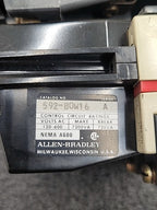 Allen Bradley 509 A0D Contactor 595-A Auxiliary Contact 120V Coil 592-B0W16
