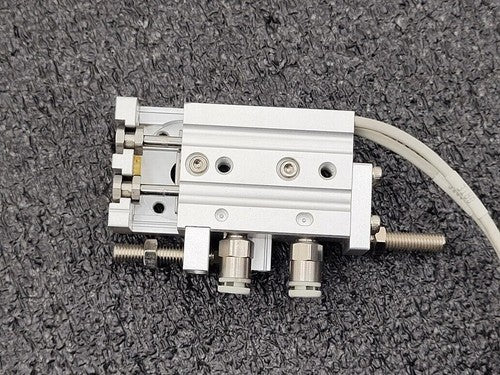 SMC MXS6-10 Pneumatic Dual Rod Cylinder Slide D-F9PW Sensors MXS6-10A-M9PWL-X11