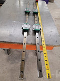 INA Linear Bearing Slide Guide KWVE25BG3V1 1000mm 2 Rails 4 Blocks w/ zerk