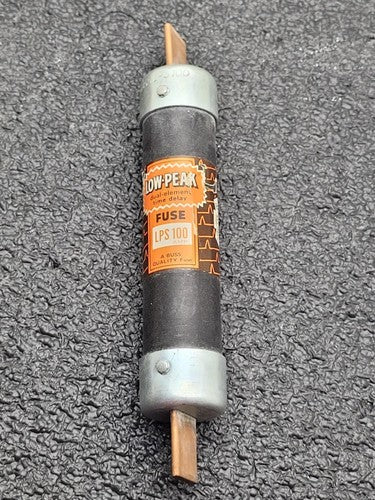 Lot of 7 Bussmann Low Peak LPS-RK- 90 ,LPS-RK-100 Fuses.