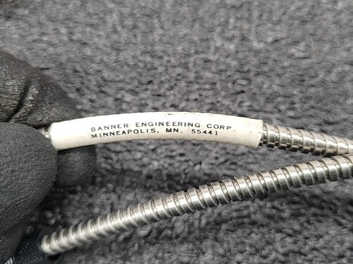 Banner Engineering BF23SM2 Fiber Optic Sensor Assembly Glass Diffuse Reflective