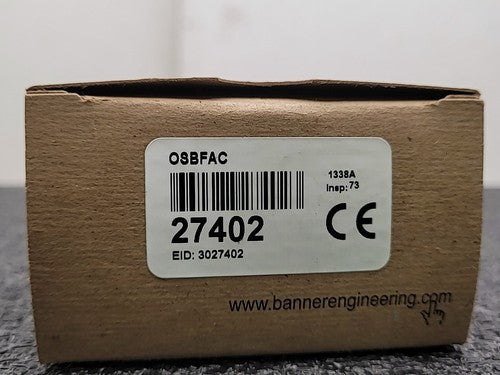 Banner Engineering OSBFAC 27402 Omni-Beam Fiber Optic Sensor Head