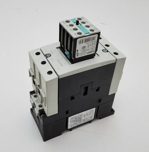 SIEMENS SIRIUS 3RT1046-1AL24 Contactor 95A 400V 230VAC 50/60Hz w/ 3RH1921-1HA22