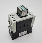 SIEMENS SIRIUS 3RT1046-1AL24 Contactor 95A 400V 230VAC 50/60Hz w/ 3RH1921-1HA22