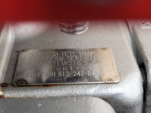 A-T Controls Series 33-1T 1" 1000PSI 3-Way Valve Air Triad Controls 2R40DA