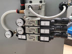 Hoffman Control Cabinet IDEC FA-3S PLC Numatics 3 Solenoid Valve ABB Contactors