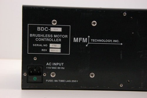MFM Technology Brushless Motor Controller BDC-6010