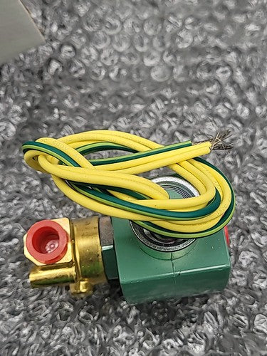 ASCO Red Hat II Solenoid Valve 8262H208 24VDC Brass NC Shutoff 1/4" NPT 6WTW2