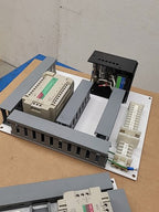 Lot of 2x Idec MICRO-1 PLC Control Panel Sola 83-24 Power Supply DIN Rail Relay