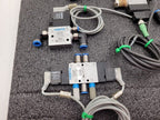 Lot 8 of Festo Electro Pneumatic Solenoid Valve Manifold Robot Control 24VDC