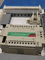 2 IDEC Micro-1 PLC Programmable Logic Controller Lot Sola Power Supply DIN Rail
