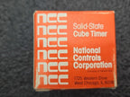 NCC National Controls Solid State Cube Timer Q4F-00010-327 5-10 Sec 24VAC/DC
