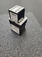 Siemens 3RH1271-1BB40 3PH Control Contactor Relay 24V DC Coil Size S00 DIN Rail