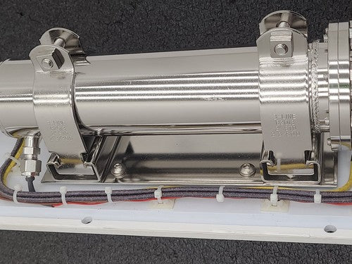 Omega Industrial 2.5"x10" Stainless Steel High Purity Fluid Gas Inline Heater