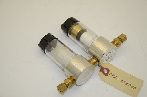 Brandt FR20-0001-00 Inline Pneumatic Air Filter, 150 PSIG, 1/4" Comp - NEW