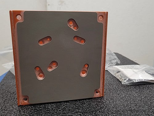 Linemaster 522-B14 Full Guard Foot Switch Protective Enclosure Orange Steel LOT