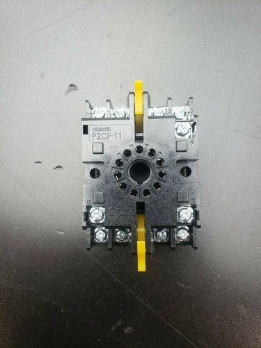 Omron E5CN-Q2TDU Temperature Controller With Omron P2CF-11 Din Mount