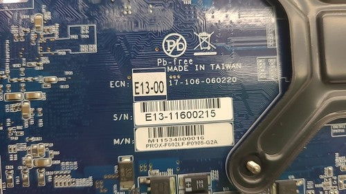 LG PROX-F602LF Industrial Control Motherboard 17-106-060220 P0905-G2A HPP10S SBC