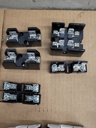 LOT of Bussmann Fusetron Industrial Fuse Holder & BAF-3 FNM Class T Fuses