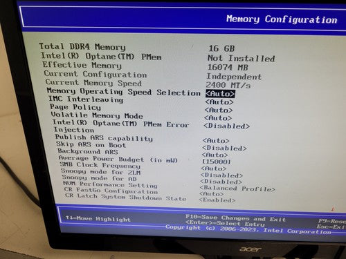 Intel Server System S2600WF 1U Rackmount LFF 2x Xeon Gold 6140 16GB Ram Unit E