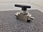 HAM-LET H6800SSL1/8RCSS Ball Valve 6000 PSI H6800 Series 1/8" Let-Lok Fitting